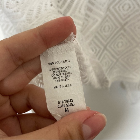 Target White Cut-Out Design Cardigan - Picture 4 of 4